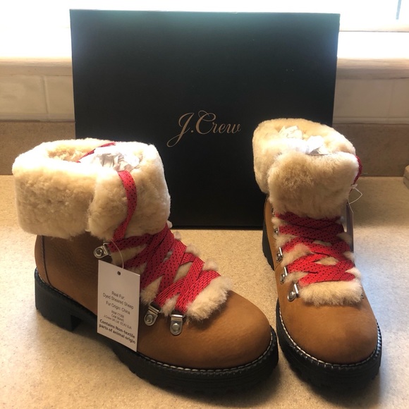 J. Crew Shoes - BNWB! J. Crew Nordic Genuine Shearling Cuff Boots